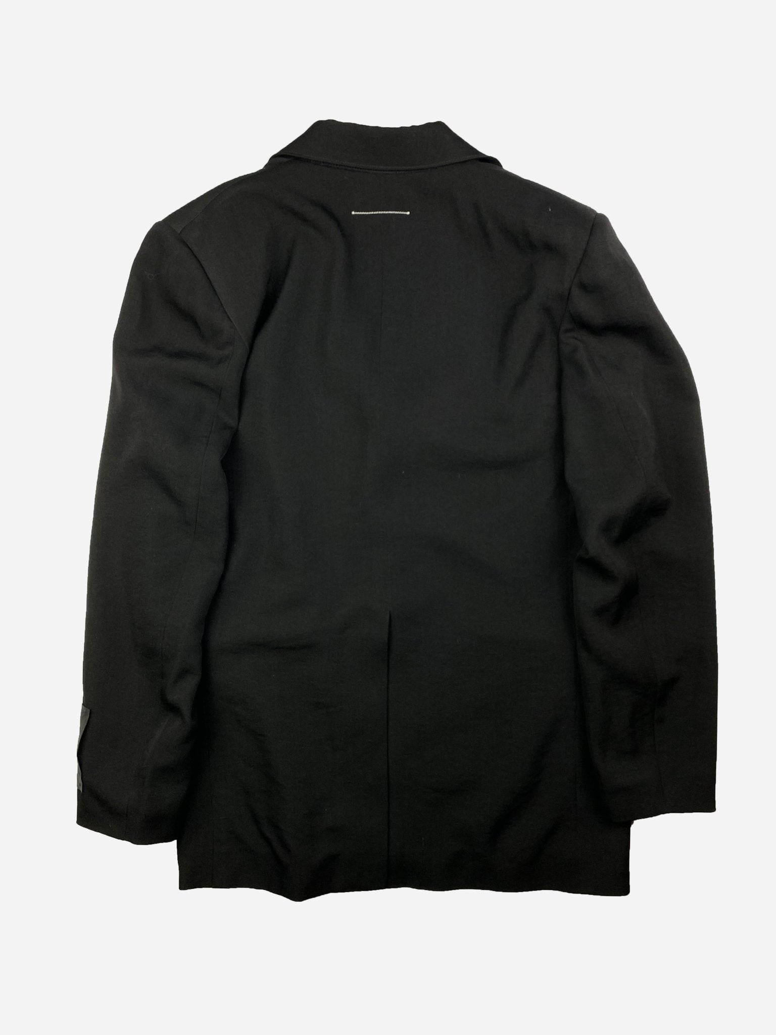 MM6 by MAISON MARGIELA F/W 2022 LOGO PATCH BLAZER. (46 / S) - SEVENUES.