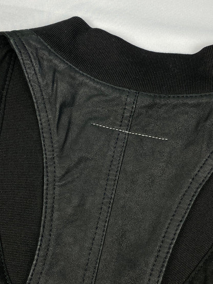 MM6 BY MAISON MARGIELA S/S 2011 GOAT LEATHER VEST. (S) - SEVENUES.