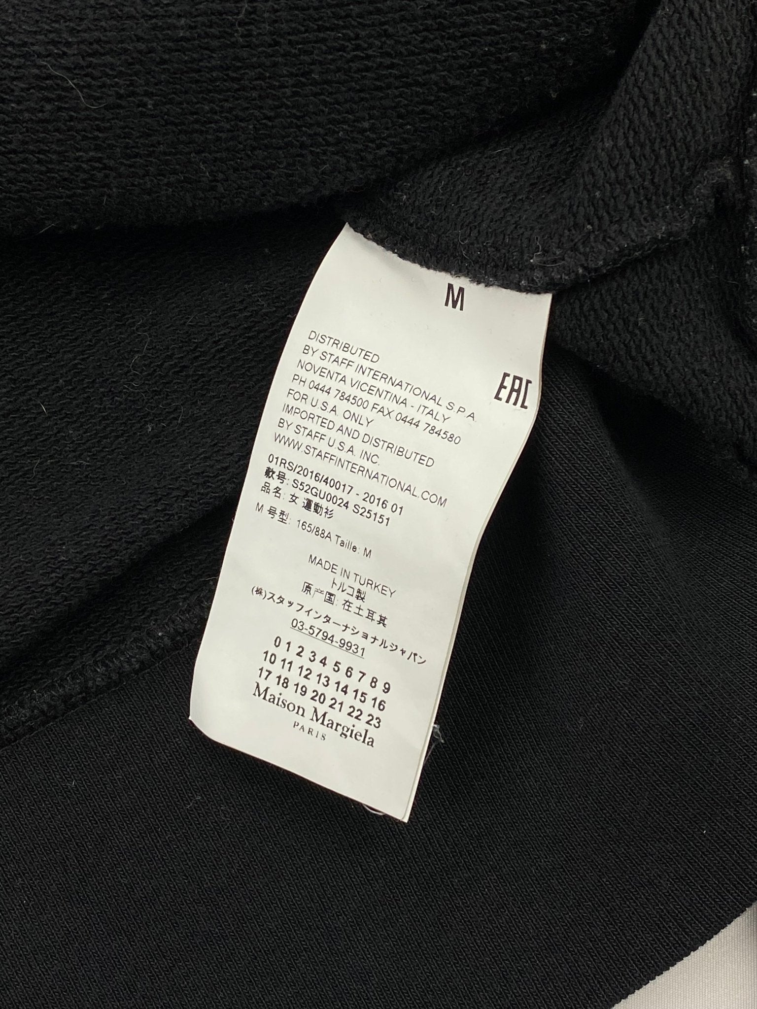 MM6 by MAISON MARGIELA S/S 2016 CROPPED POCKET SWEATER. (M) - SEVENUES.