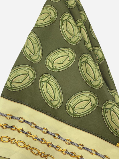 MUST DE CARTIER SILK SCARF. - SEVENUES.