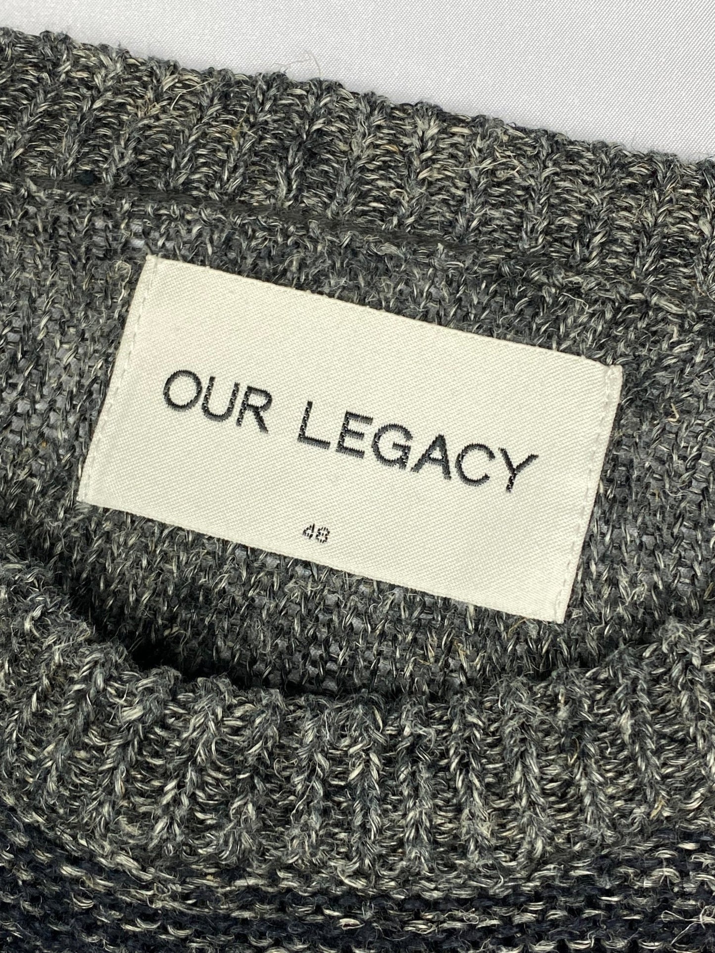 OUR LEGACY S/S '15 LINEN KNIT JUMPER. (M) - SEVENUES.