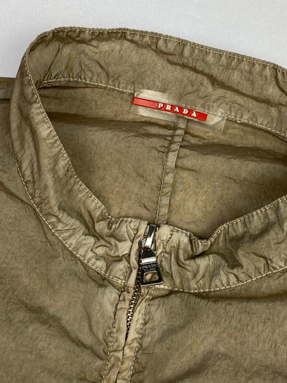 PRADA LINEA ROSSA S/S 2007 NYLON LOGO JACKET. (50 / M)