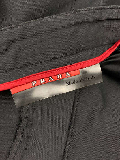 PRADA LINEA ROSSA F/W 2003 NYLON GARBADINE PANTS. (52 / L)