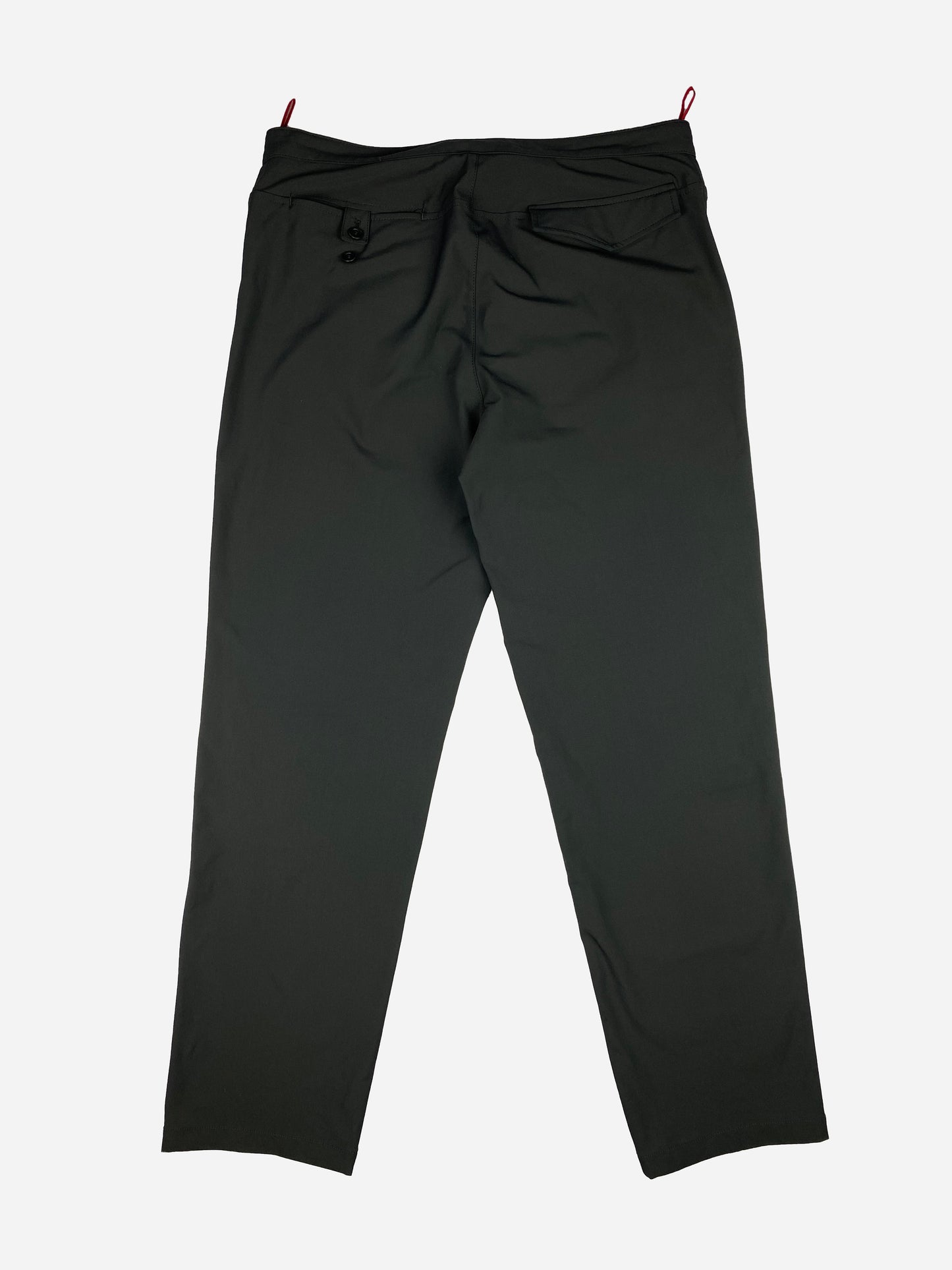 PRADA LINEA ROSSA F/W 2003 NYLON GARBADINE PANTS. (52 / L)