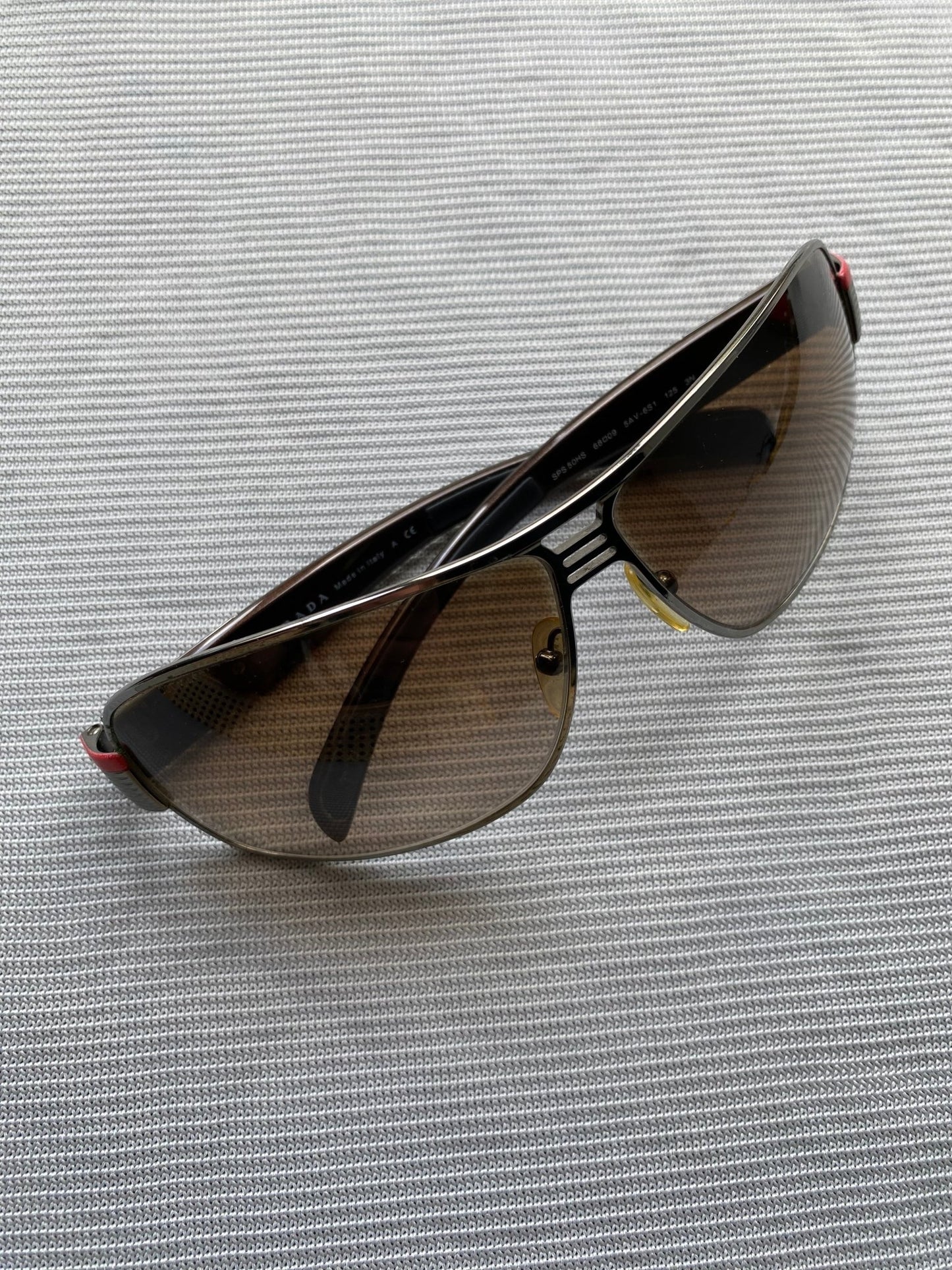 PRADA LINEA ROSSA 2000's RACING SUNGLASSES. - SEVENUES.