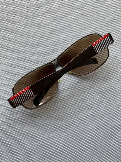 PRADA LINEA ROSSA 2000's RACING SUNGLASSES. - SEVENUES.