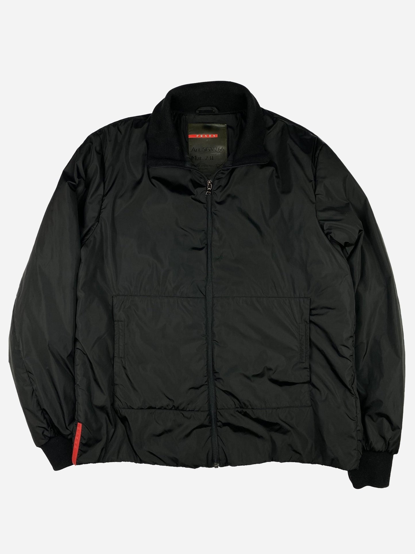 PRADA LINEA ROSSA F/W 2003 NYLON SHELL JACKET. (52 / L) - SEVENUES.