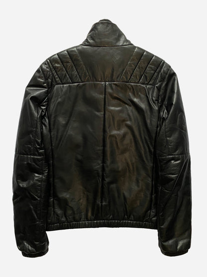 PRADA LINEA ROSSA F/W 2009 ZIP - UP LEATHER JACKET. (48 / M) - SEVENUES.