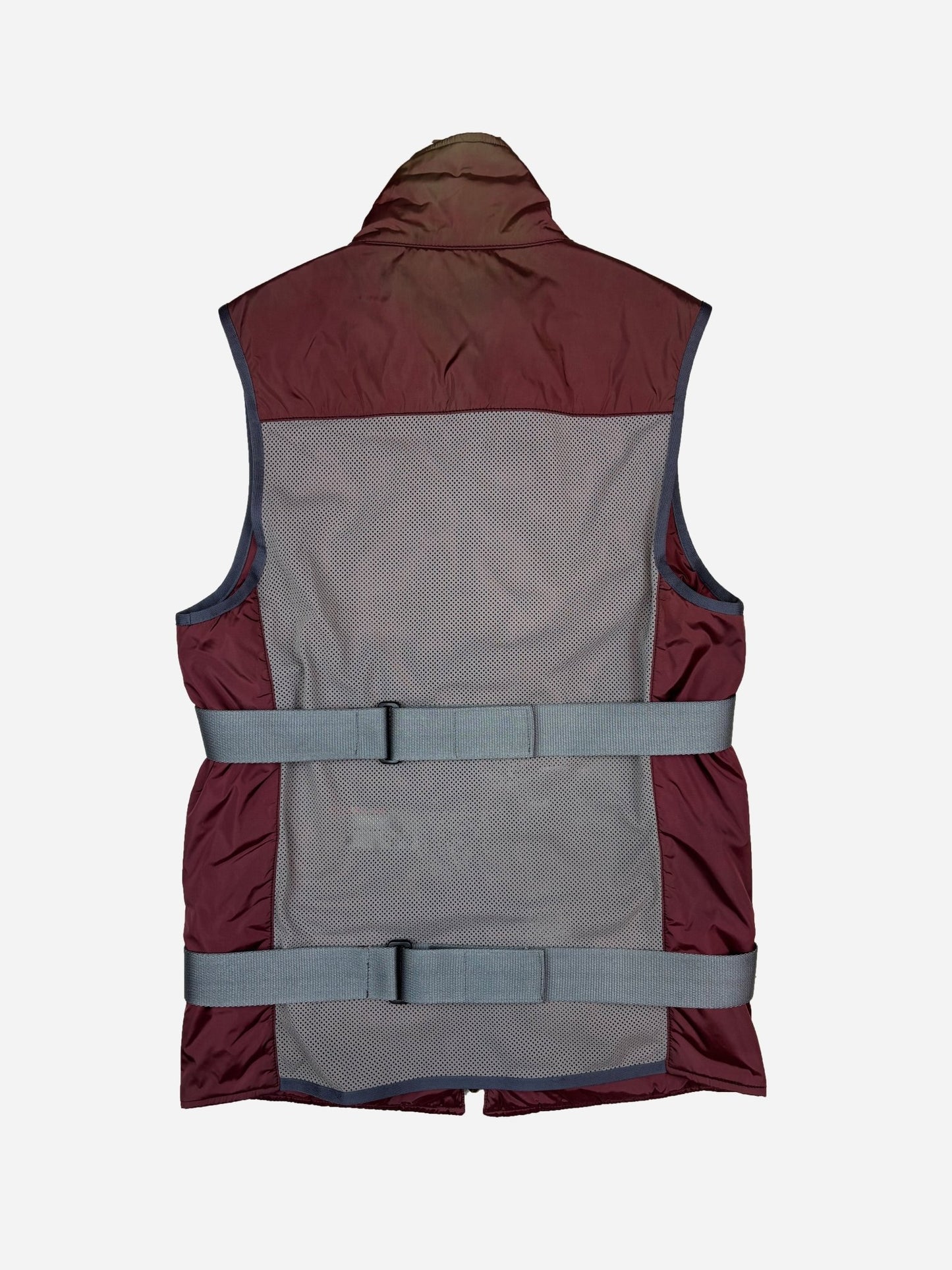 PRADA LINEA ROSSA S/S 1999 STRAPPED NYLON VEST. (48 / M) - SEVENUES.