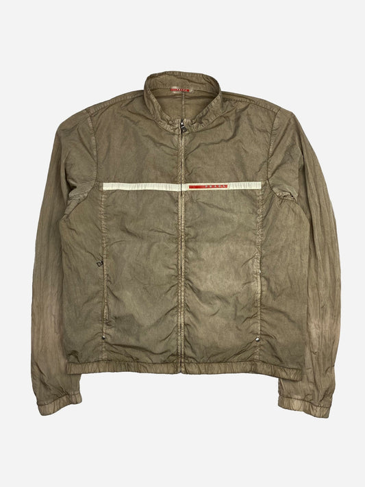 PRADA LINEA ROSSA S/S 2007 NYLON LOGO JACKET. (50 / M) - SEVENUES.