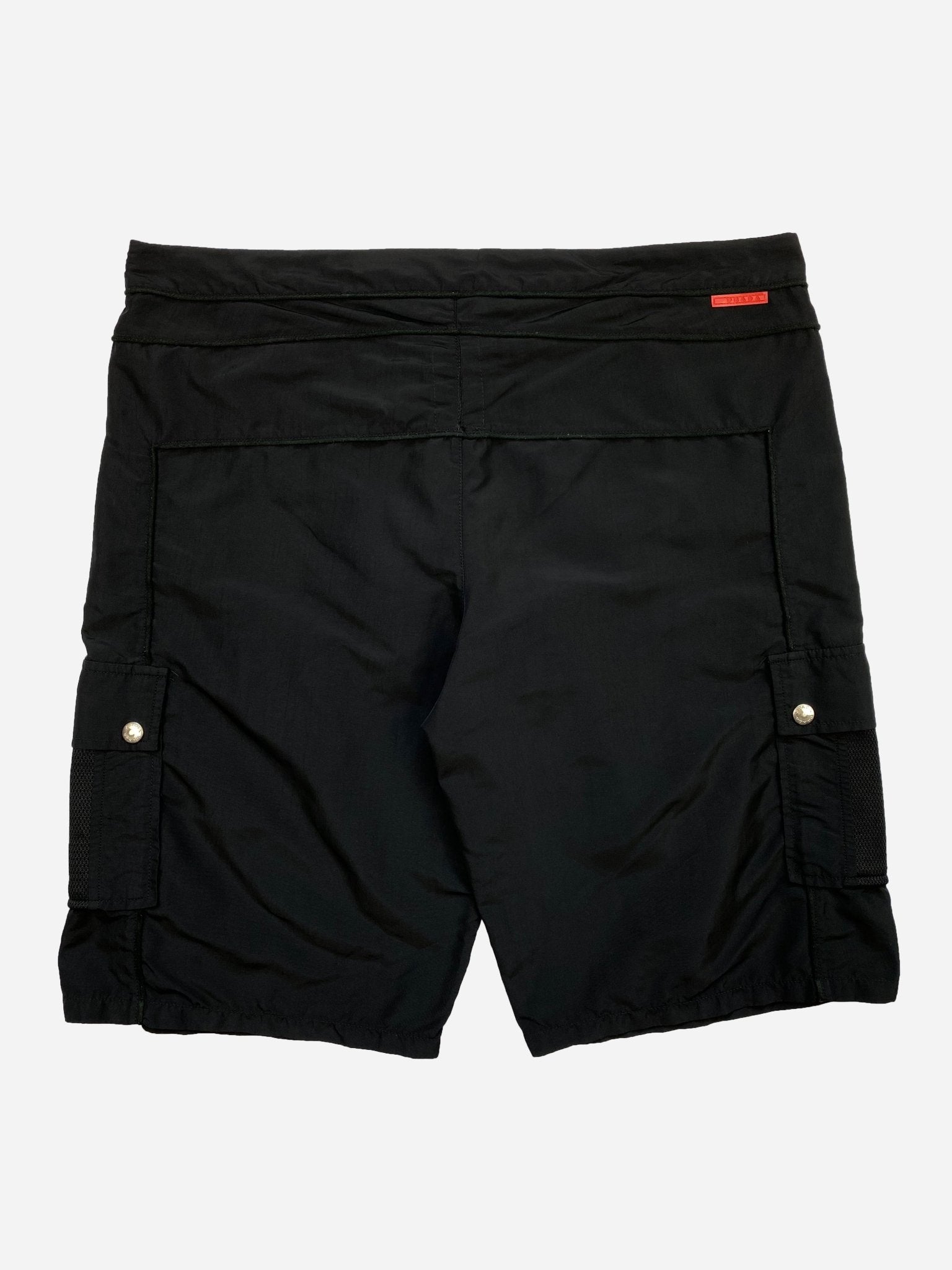 PRADA LINEA ROSSA S/S 2008 NYLON CARGO SHORTS. (52 / L) - SEVENUES.