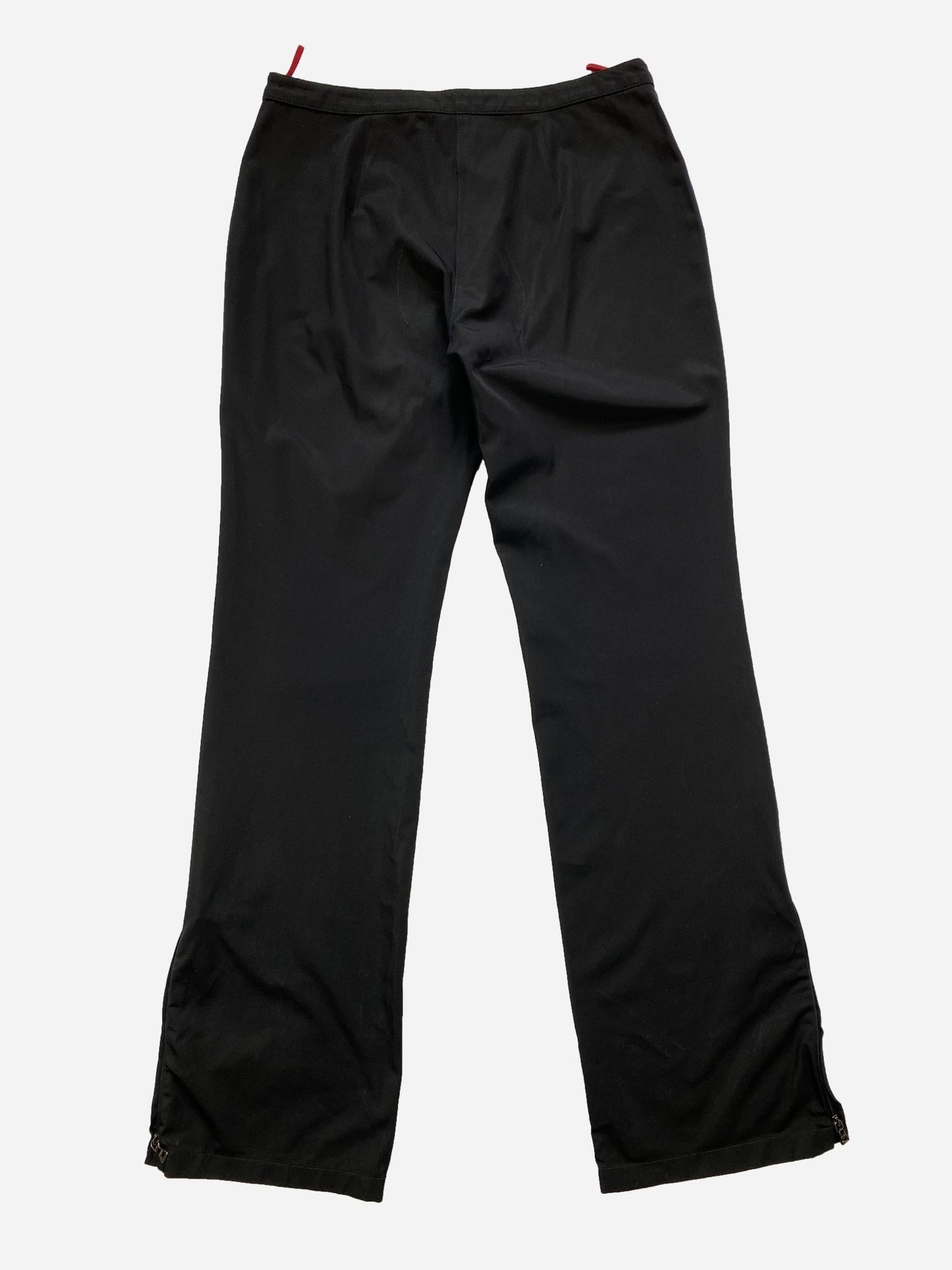 PRADA LINEA ROSSA TESSUTO NYLON FLARED SUIT PANTS. (44 / L) - SEVENUES.