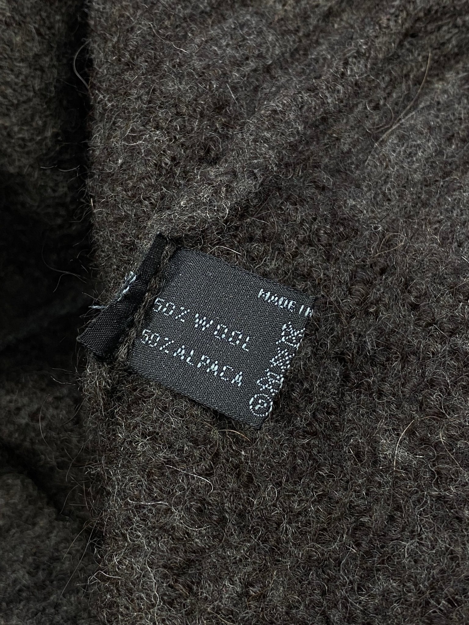 PRADA MILANO 1990's ALPACA MOHAIR CARDIGAN. (S) - SEVENUES.