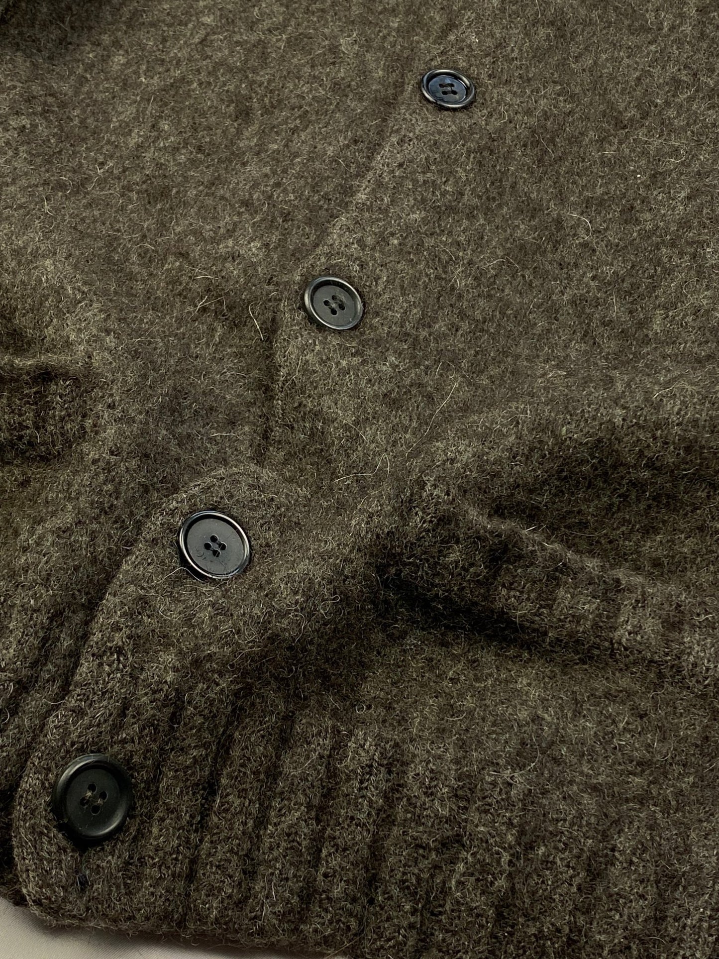 PRADA MILANO 1990's ALPACA MOHAIR CARDIGAN. (S) - SEVENUES.