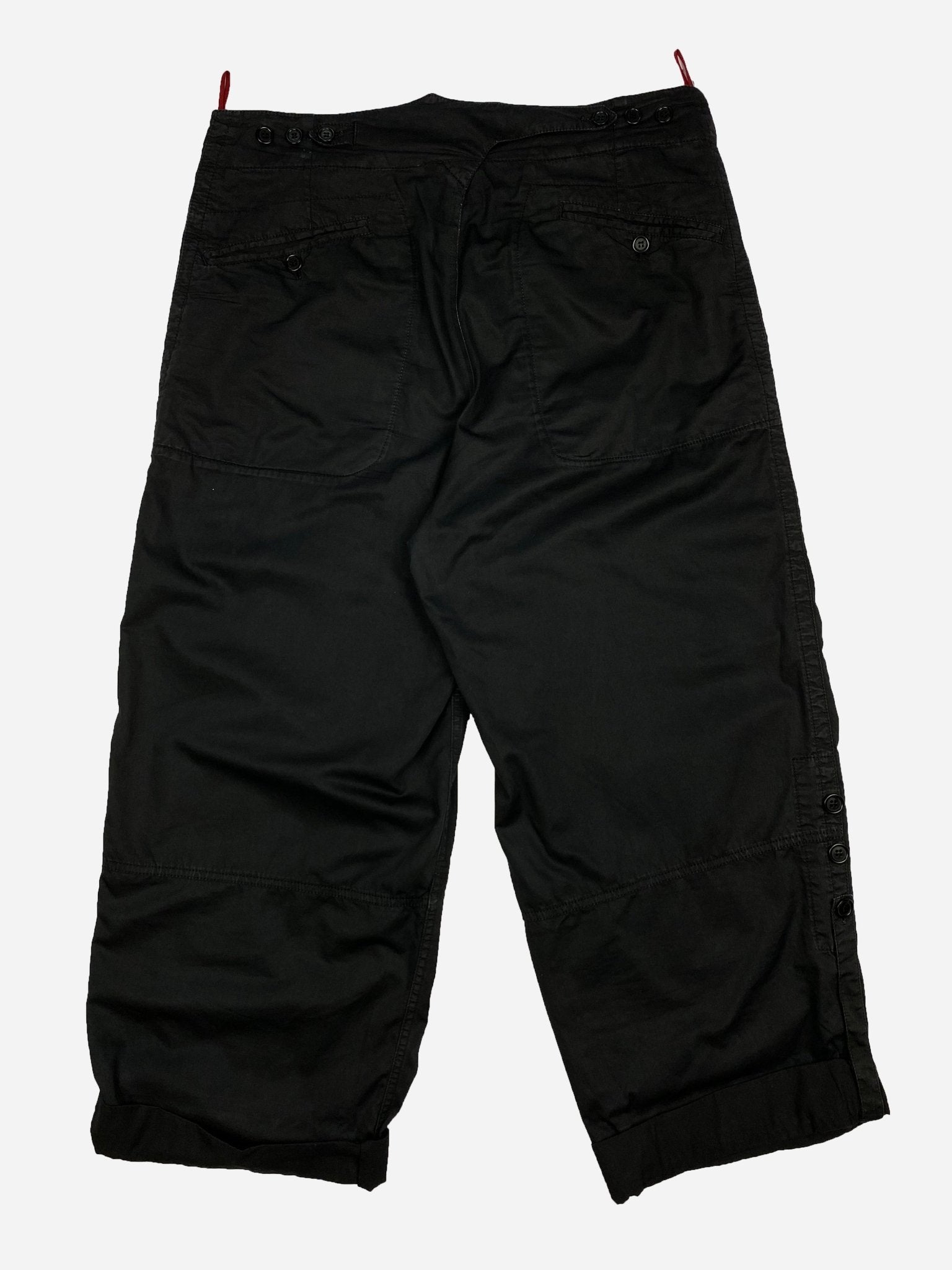 PRADA MILANO COTTON TWILL PARACHUTE PANTS. (50 / M) - SEVENUES.