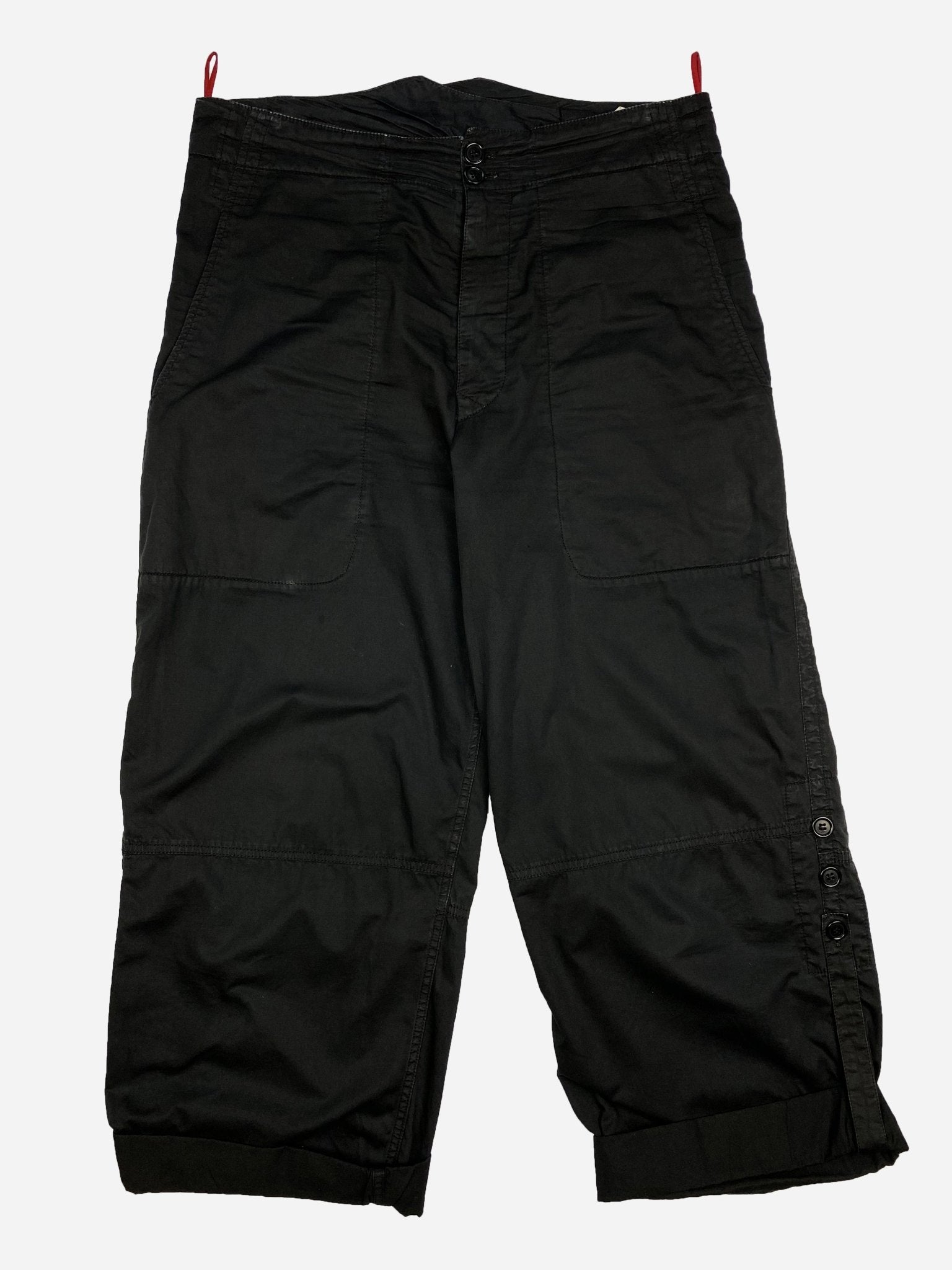 PRADA MILANO COTTON TWILL PARACHUTE PANTS. (50 / M) - SEVENUES.