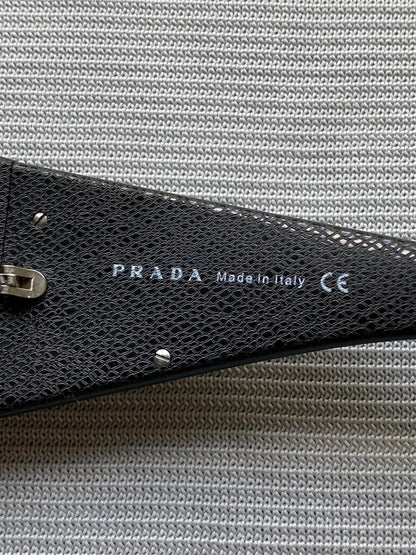 PRADA MILANO 'CREST LOGO' SHIELD SUNGLASSES. - SEVENUES.