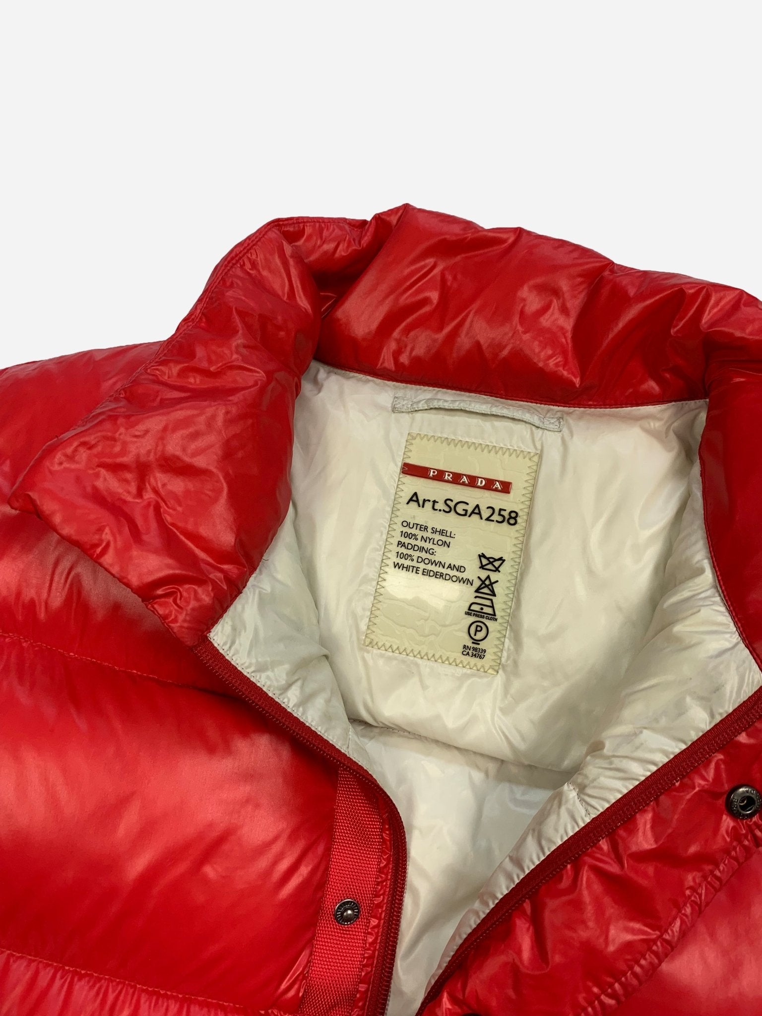 PRADA MILANO EMAILLE PIUMINO DOWN JACKET. (48 / M) - SEVENUES.