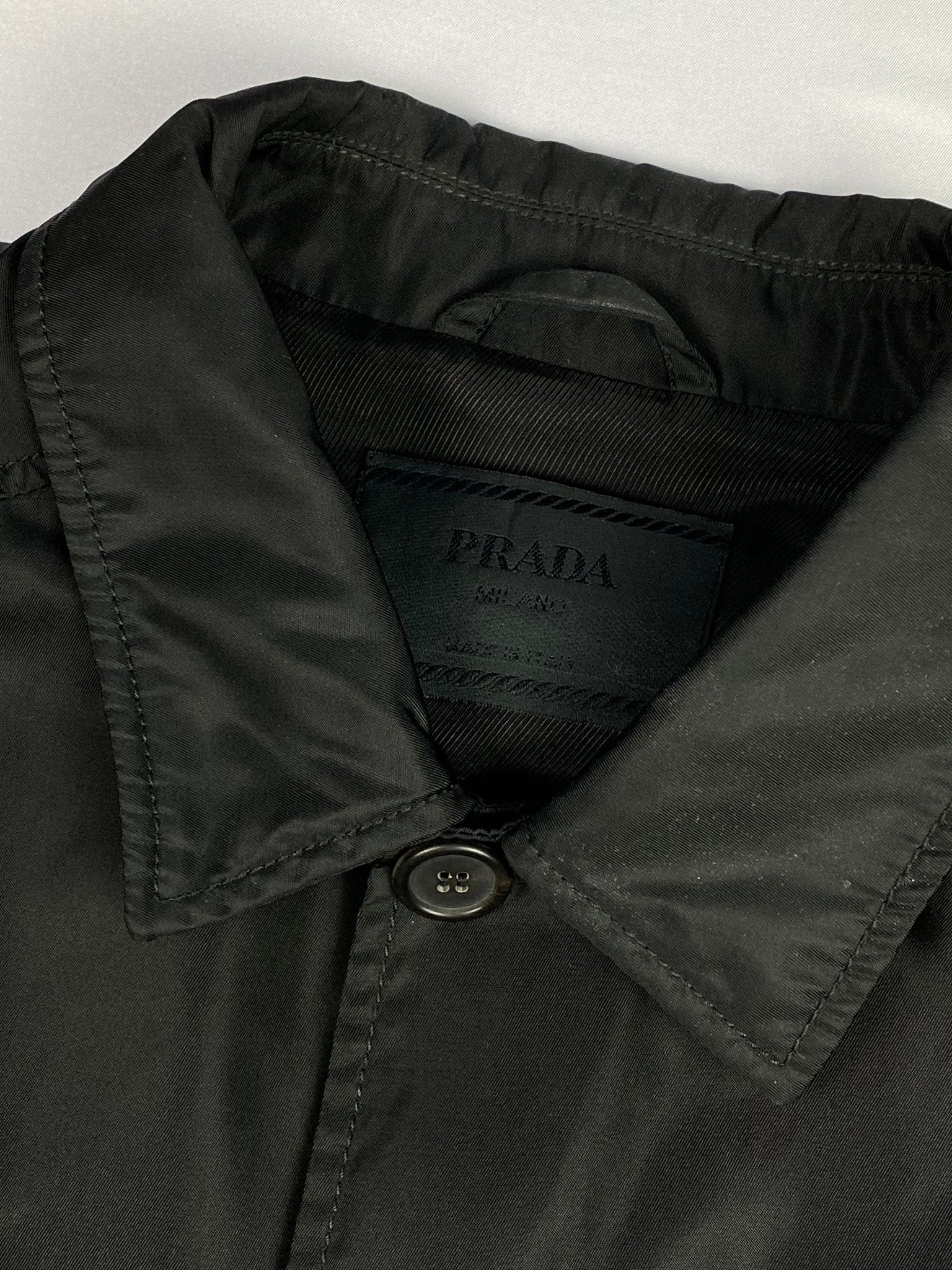 PRADA MILANO F/W 1998 NYLON RAIN PARKA. (XXL) - SEVENUES.