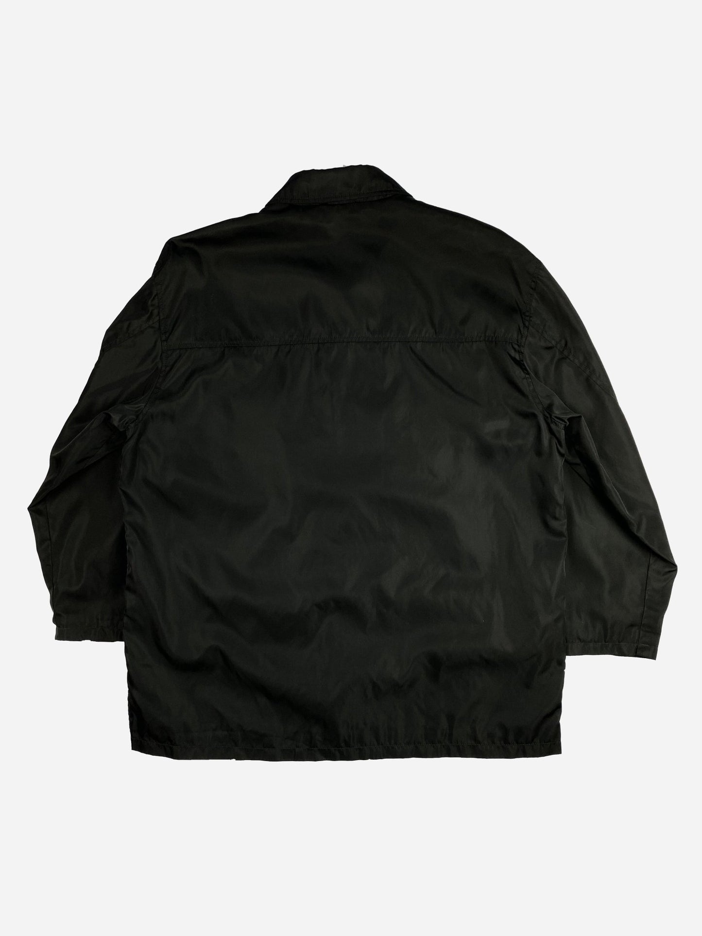 PRADA MILANO F/W 1998 NYLON RAIN PARKA. (XXL) - SEVENUES.