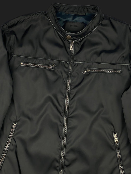 PRADA MILANO F/W 2009 NYLON RACING JACKET. (54 / L) - SEVENUES.