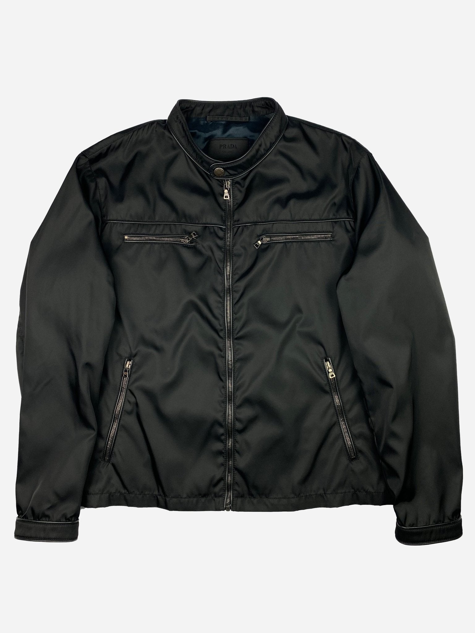 PRADA MILANO F/W 2009 NYLON RACING JACKET. (54 / L) - SEVENUES.