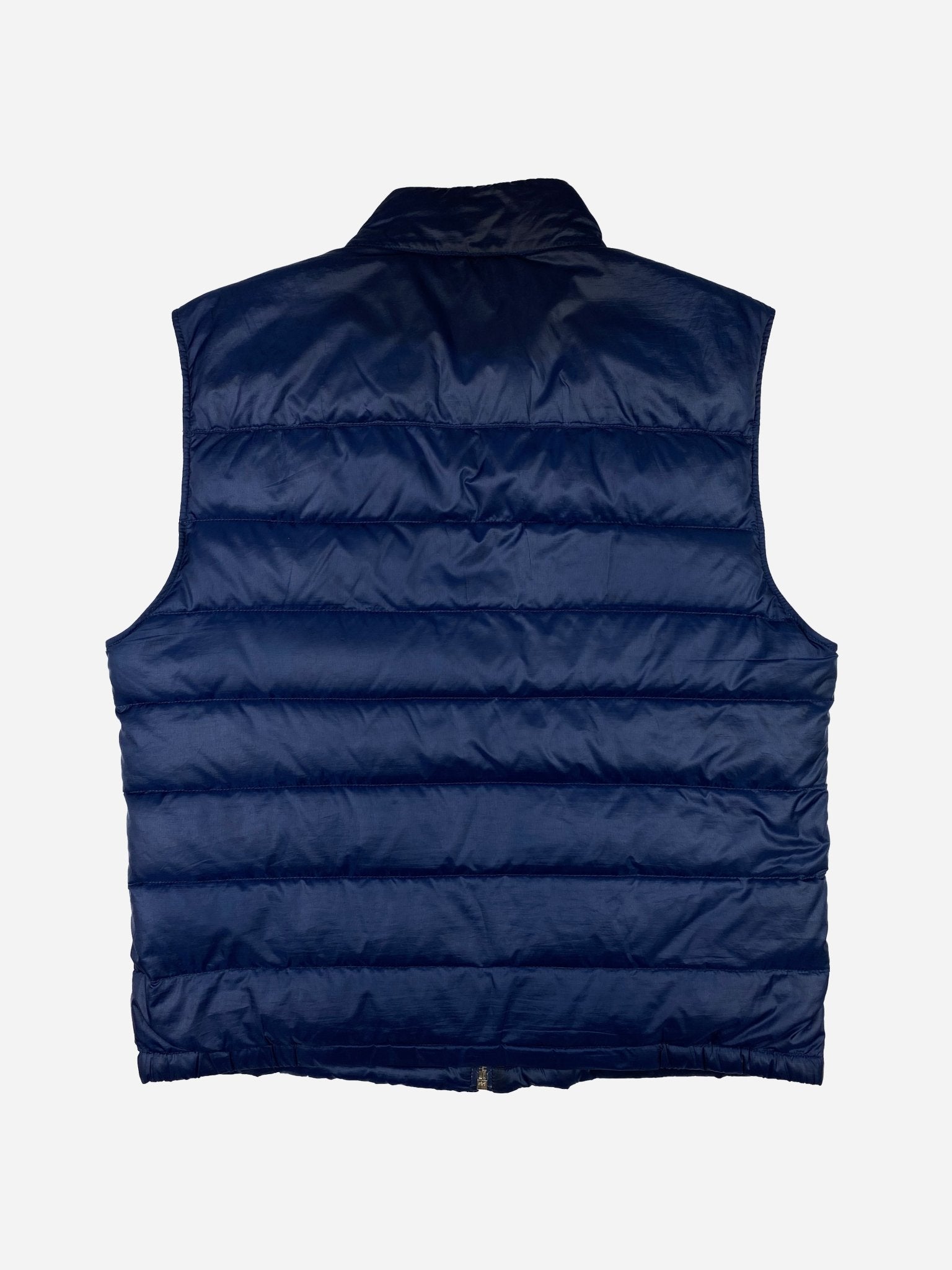 PRADA MILANO F/W 2012 LOGO - PLAQUE DOWN VEST. (50 / M) - SEVENUES.