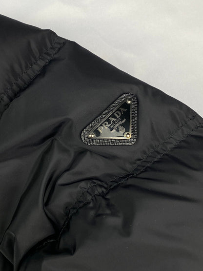 PRADA MILANO F/W 2017 LOGO - PLAQUE DOWN JACKET. (52 / L) - SEVENUES.