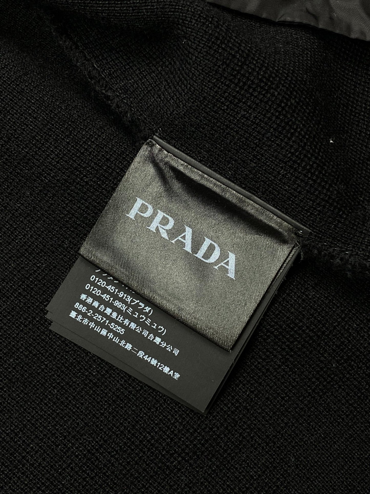 PRADA MILANO F/W 2018 RUBBER PATCH VIRGIN WOOL JACKET. (56 / XL) - SEVENUES.