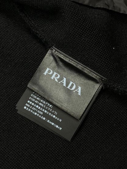 PRADA MILANO F/W 2018 RUBBER PATCH VIRGIN WOOL JACKET. (56 / XL) - SEVENUES.