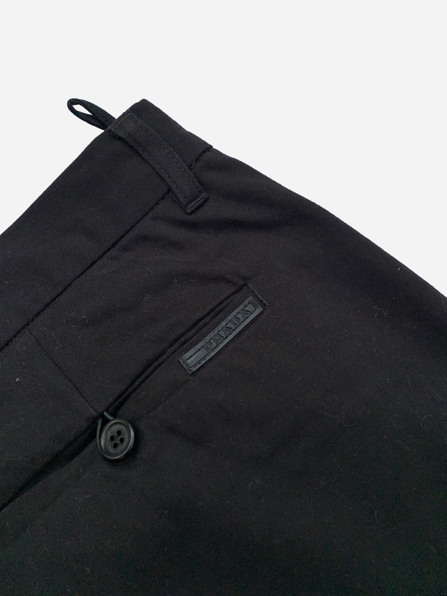 PRADA MILANO GARBADINE SUIT PANTS. (50 / M) - SEVENUES.