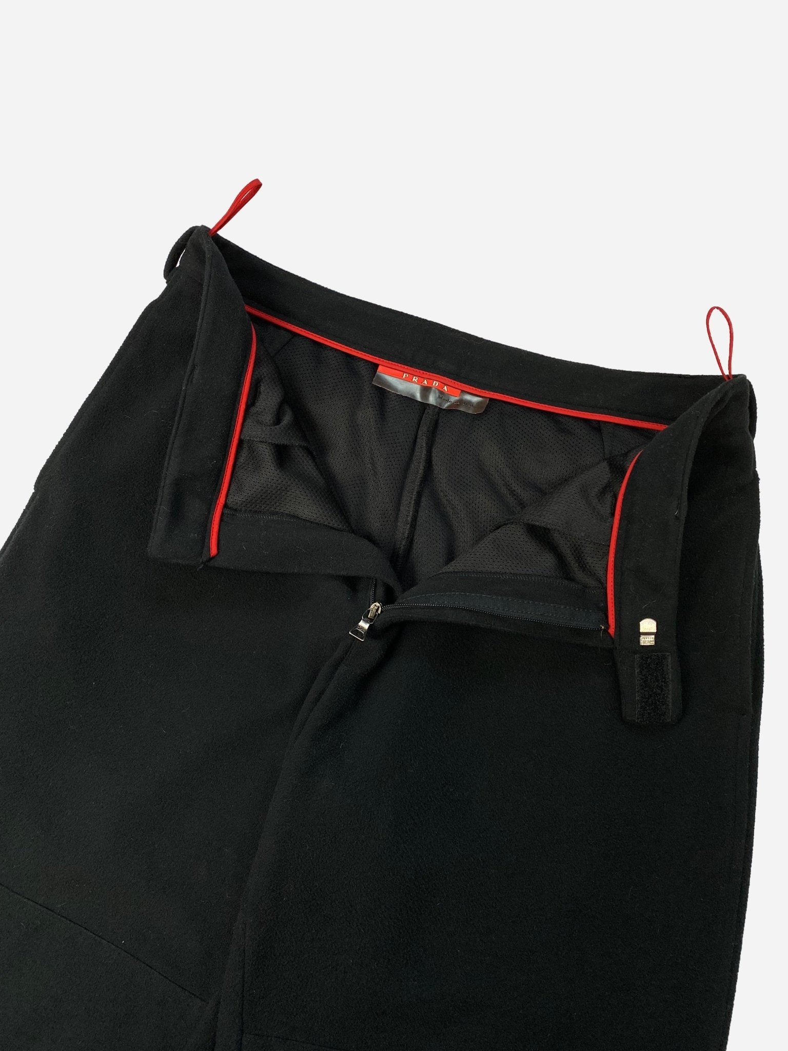 PRADA MILANO LINEA ROSSA A/W '99 FLEECE PANTS. (48 / M) - SEVENUES.