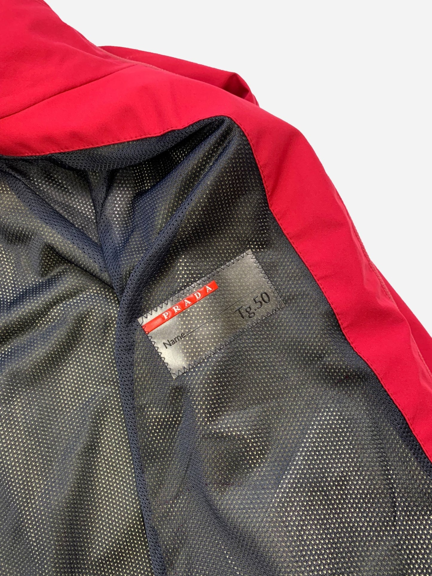 PRADA MILANO LINEA ROSSA GORE - TEX BLOUSON JACKET. (50 / M) - SEVENUES.