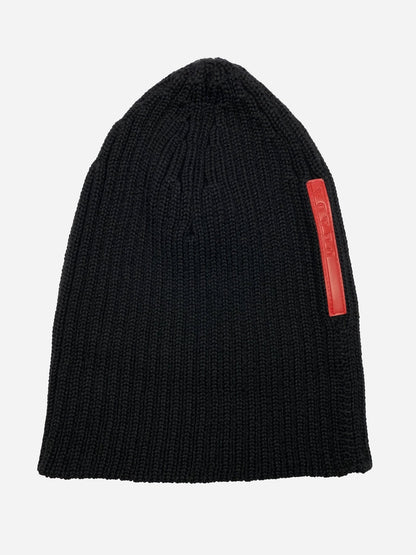 PRADA MILANO LINEA ROSSA KNITTED BEANIE. - SEVENUES.