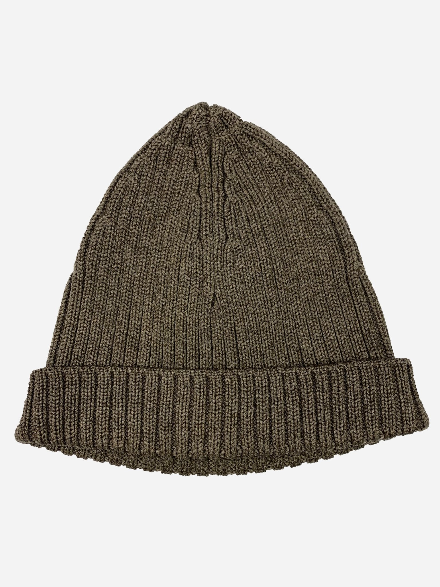 PRADA MILANO LINEA ROSSA RUBBER PATCH BEANIE. - SEVENUES.