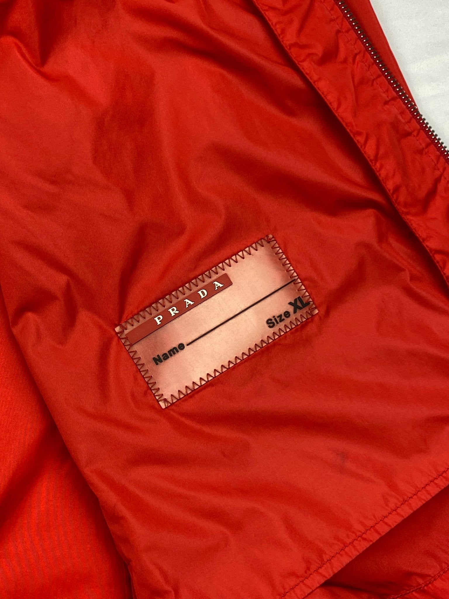 PRADA MILANO LINEA ROSSA S/S '07 NYLON WINDBREAKER JACKET. (XL) - SEVENUES.