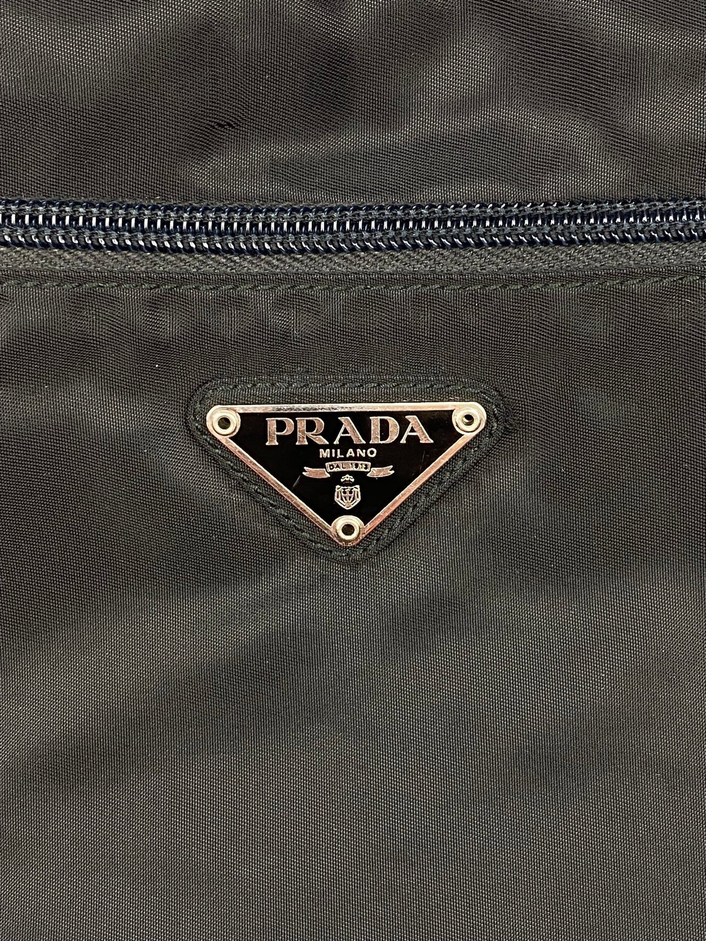 PRADA MILANO NYLON CARRY HANDBAG. - SEVENUES.