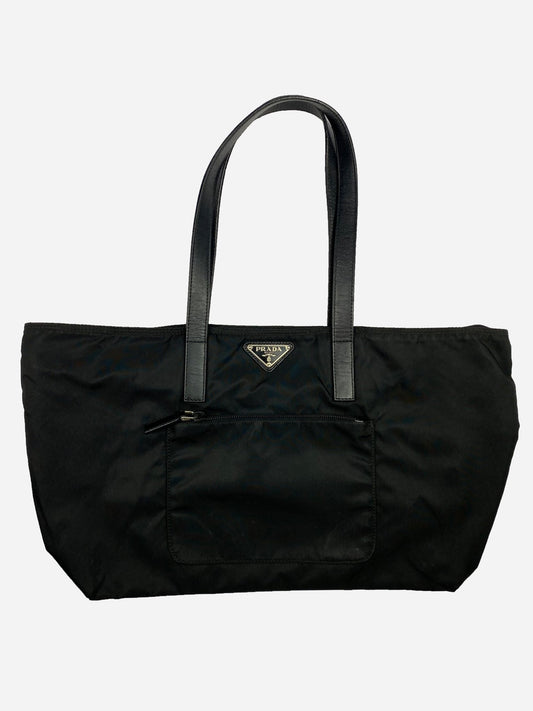 PRADA MILANO NYLON CITY SHOPPER HANDBAG. - SEVENUES.