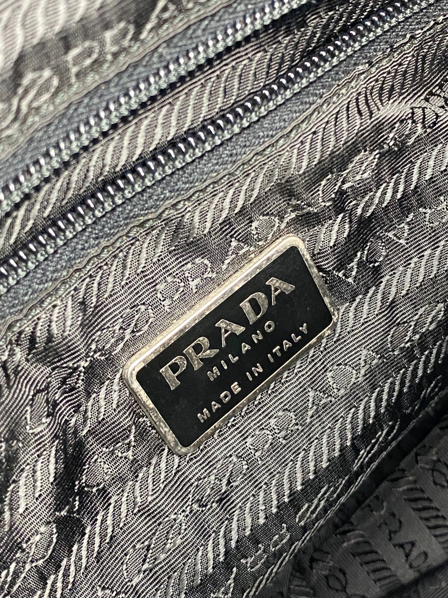 PRADA MILANO NYLON MESSENGER CROSSBODY BAG. - SEVENUES.