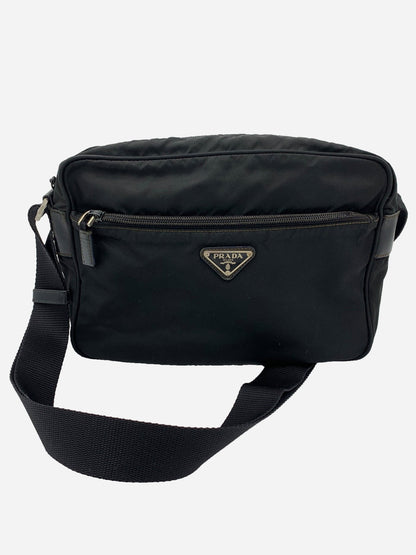 PRADA MILANO NYLON MESSENGER CROSSBODY BAG. - SEVENUES.