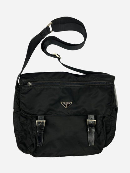 PRADA MILANO NYLON MESSENGER SLINGBAG. - SEVENUES.