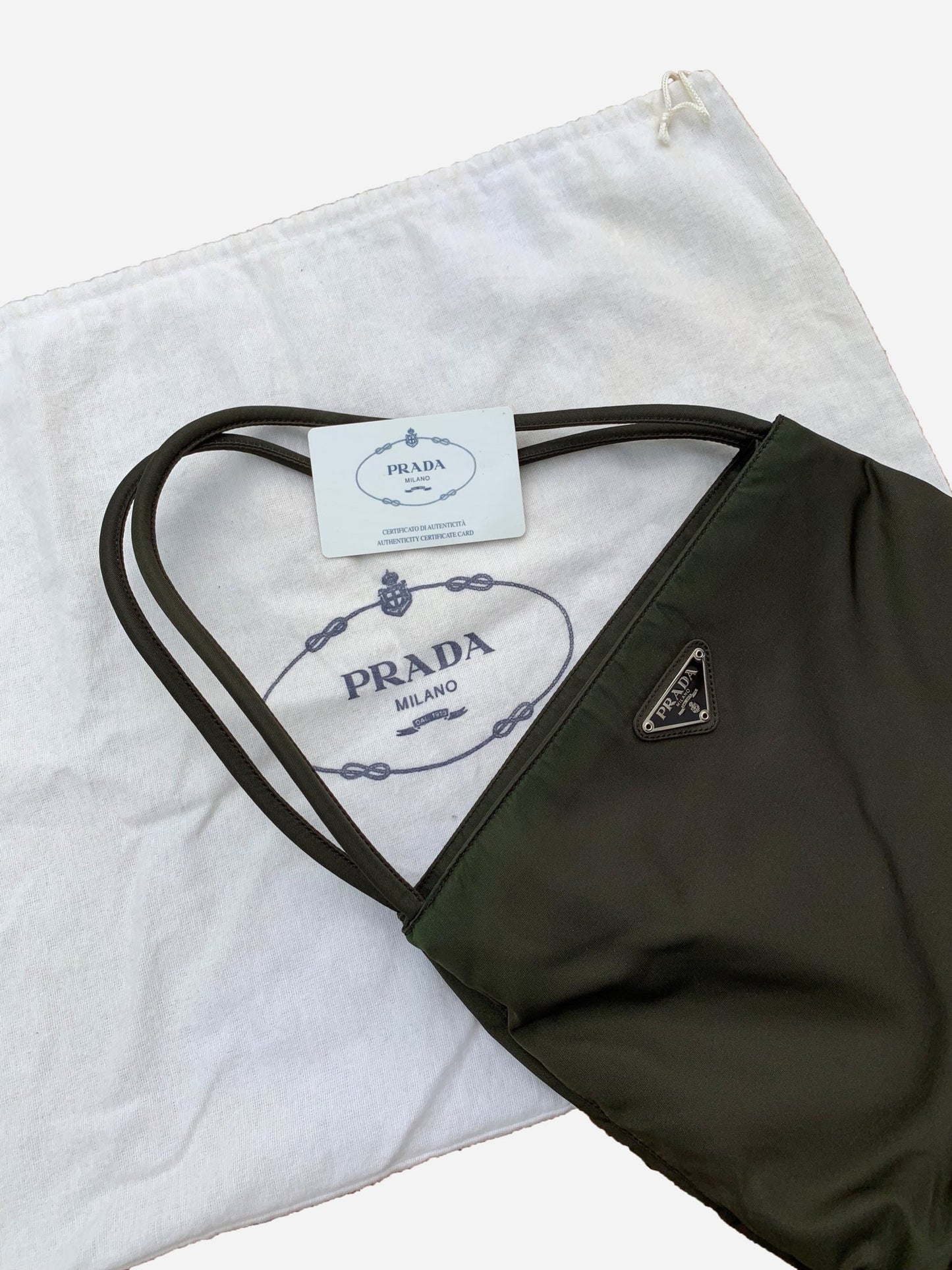 PRADA MILANO NYLON TESSUTO TOTE BAG. - SEVENUES.