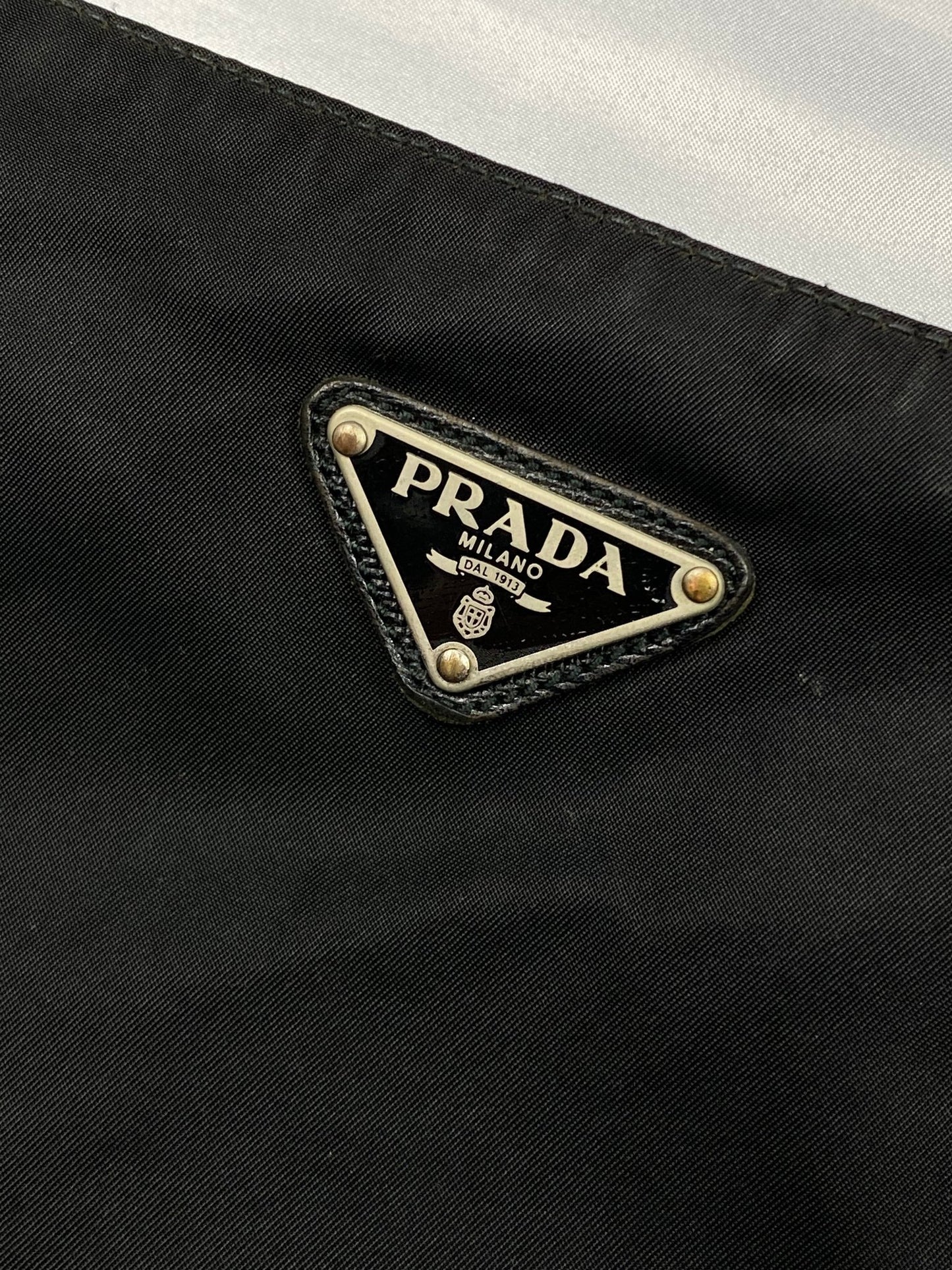 PRADA MILANO NYLON 'VELA' SIDEBAG. - SEVENUES.