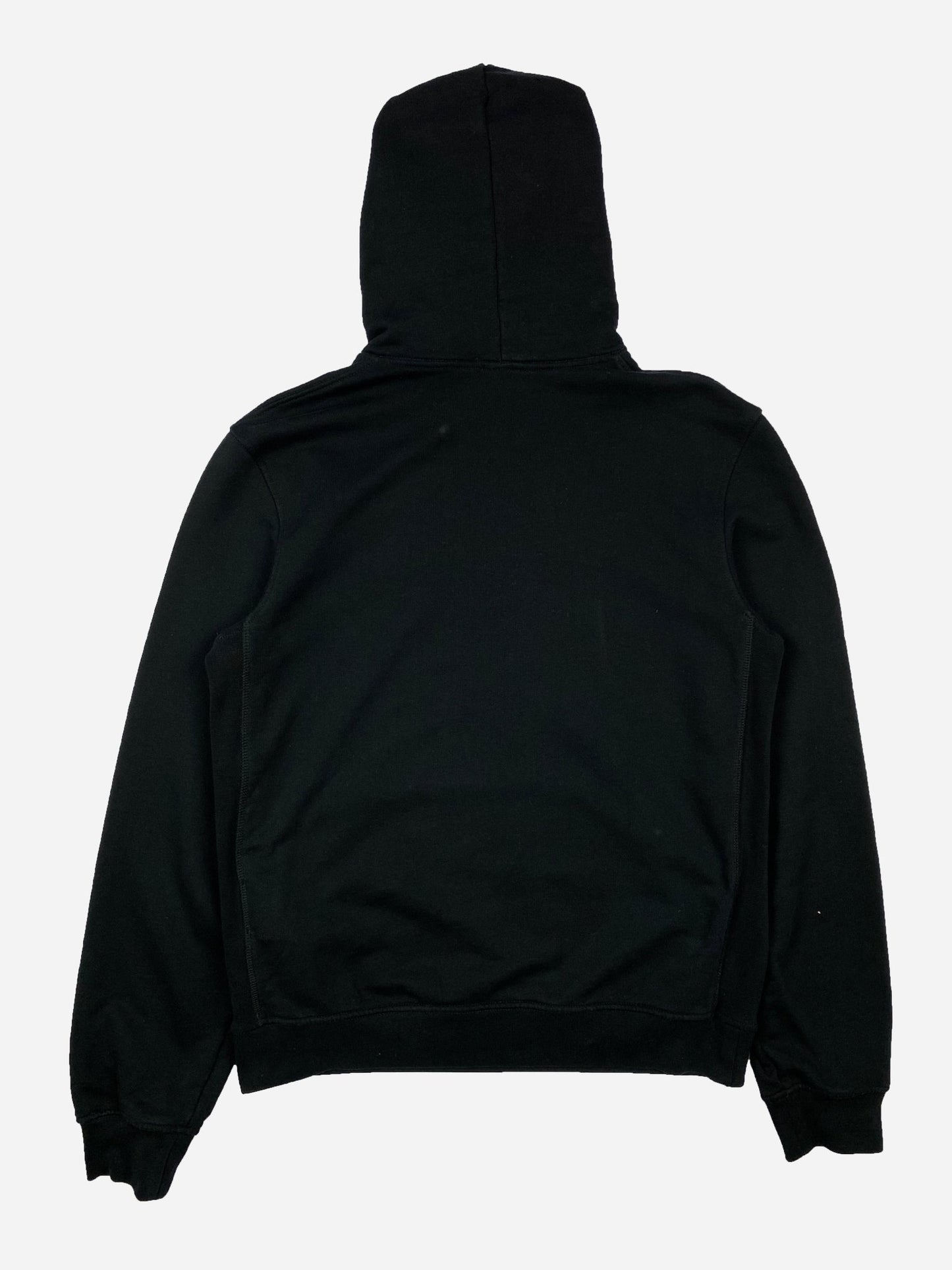 PRADA MILANO RUBBER PATCH HOODED SWEATSHIRT. (L) - SEVENUES.