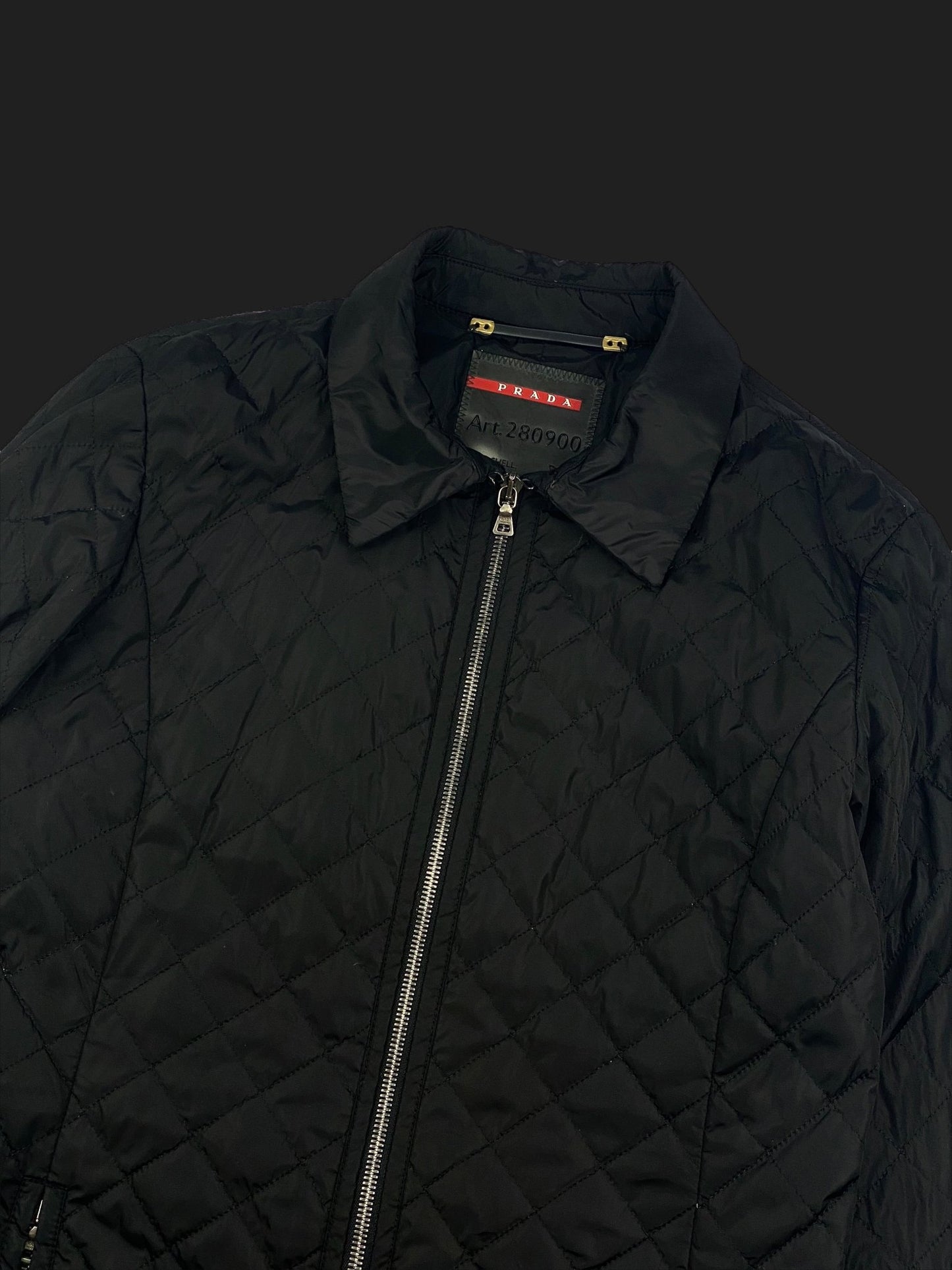 PRADA MILANO S/S 2007 QUILTED NYLON JACKET. (42 / M) - SEVENUES.