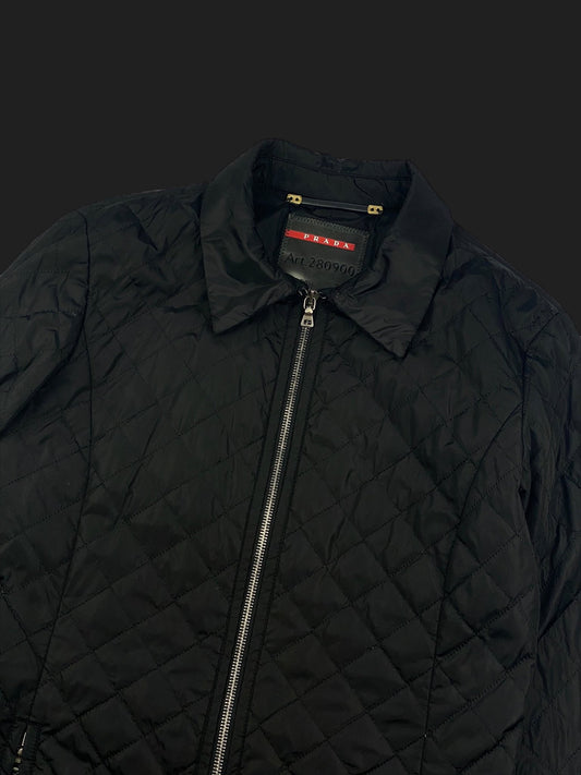 PRADA MILANO S/S 2007 QUILTED NYLON JACKET. (42 / M) - SEVENUES.