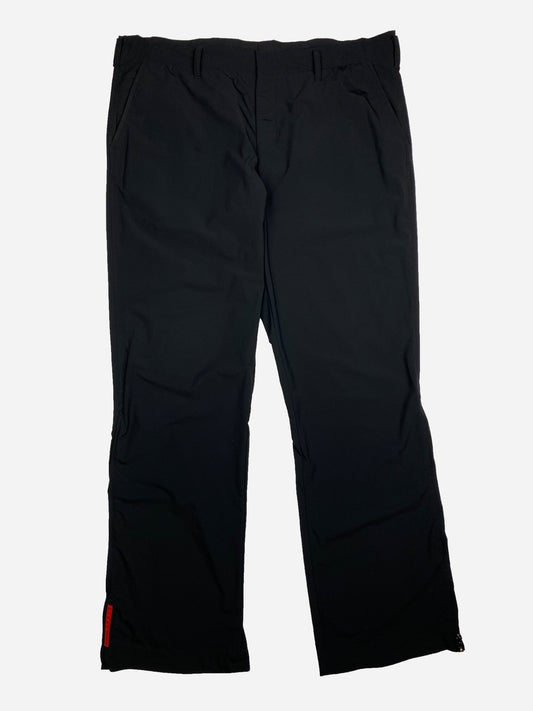 PRADA MILANO S/S 2008 LINEA ROSSA NYLON GARBADINE SUIT PANTS. (54 / L) - SEVENUES.