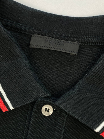 PRADA MILANO S/S 2018 PIQUÉ POLO SHIRT. (L) - SEVENUES.