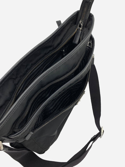 PRADA MILANO TESSUTO NYLON BANDOULIERE MESSENGER BAG. - SEVENUES.