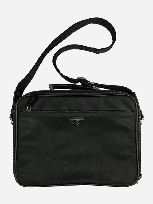 PRADA MILANO TESSUTO NYLON BUSINESS BRIEFCASE. - SEVENUES.